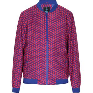 MIMO Tussenjas  blauw / pink