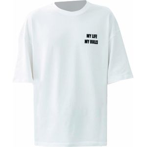 VAMOS CLO Shirt 'Houston '  ecru / zwart