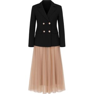 MODAMIHRAM Kostuum  oudroze / zwart