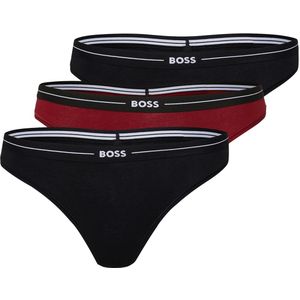 BOSS - String 3P THONG - Slips - Met BOSS-logo Tailleband - 3 Stuks