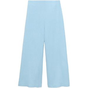 MANGO Broek 'LINOVISF'  lichtblauw