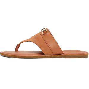 TOMMY HILFIGER Teenslipper  cognac