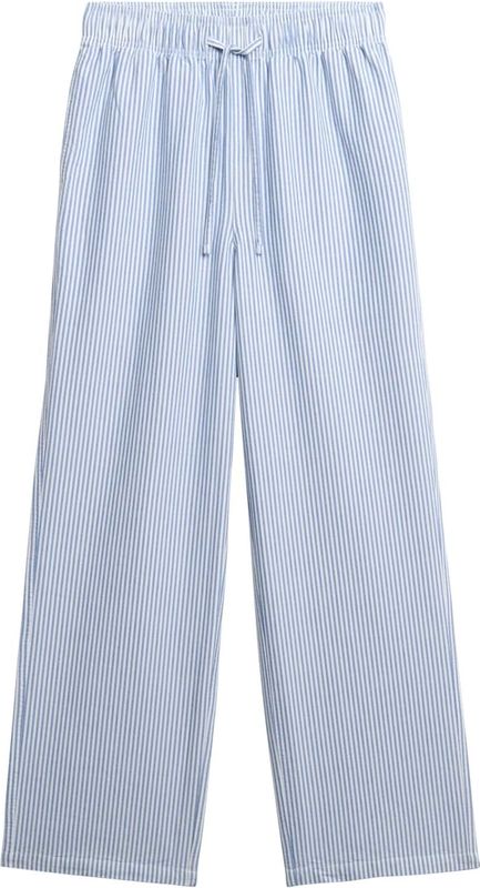 Superdry - Gestreepte Katoenen Elastische Broek - Dames