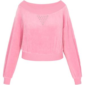 faina Sweatshirt 'Fashion Look'  rosé / zilver