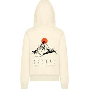 F4NT4STIC Trui 'Escape Discover the World Mountain'  sand