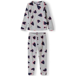 MINOTI Nachtkledij  marine / lichtgrijs / zalm roze