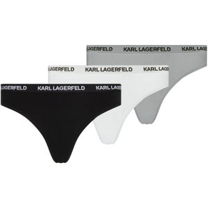 Karl Lagerfeld Slip  zwart / wit