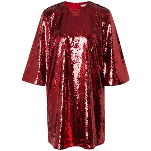 & Other Stories Jurk  donkerrood