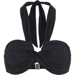 Seafolly - Womens Collective - Halter Bandeau Bikinitop - Zwart