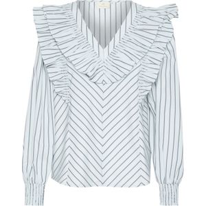 Kaffe Blouse 'KA Jerrie'  lichtblauw / zwart