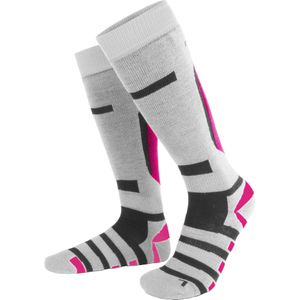 normani Sportsokken ' Ripp '  pink / zwart / wit / wit gemêleerd