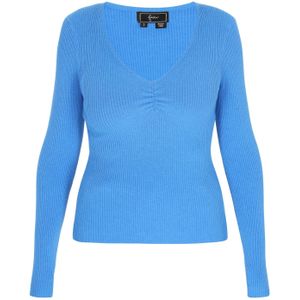faina Trui 'Comfortable'  azuur