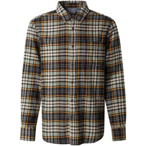 MUSTANG - Eastbridge - Overhemd - Beige / Grijs / Groen / Pastelgroen