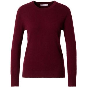 Pure Cashmere NYC Trui 'Classic'  wijnrood