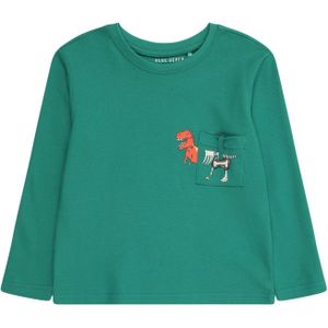 BLUE SEVEN Shirt  grijs / groen / oranje / wit