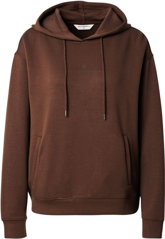 MSCH COPENHAGEN - Sweatshirt - Donkerbruin - Capuchon met Trekkoord