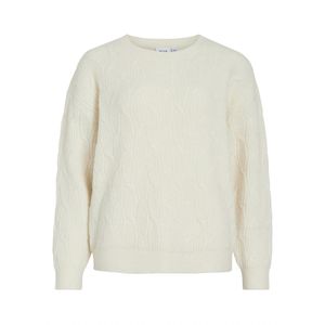 Vila - Lassia - Gebreide Trui - Ronde Hals - Lange Mouwen - Normale Pasvorm