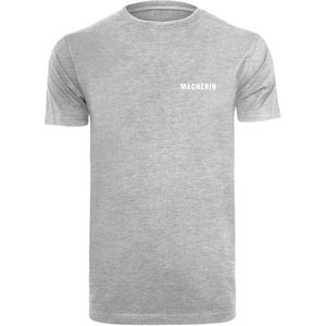 F4NT4STIC Shirt 'Macherin'  grijs / wit