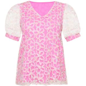 FELIPA Blouse 'Fashion Look'  lichtlila / pink / poederroze / wit