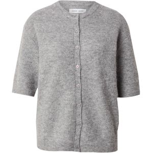 Samsøe Samsøe - Kortemouw Vest - Grijs - Alpaca-Merino