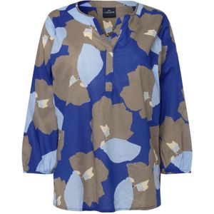 LAURASØN Tuniek  royal blue/koningsblauw / lichtblauw / lichtgeel / kaki