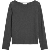 Marc O'Polo - Trui - Donkergrijs - Wol - Normale Pasvorm