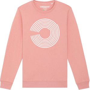 Watapparel Sweatshirt ' Abstract 01 '  rosa / wit
