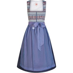 SPIETH & WENSKY Dirndl 'Ghiese'  blauw