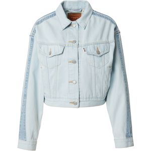 LEVI'S ® Tussenjas 'Shrunken 90's Stripe Trucker Jacket'  lichtblauw