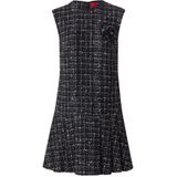 HUGO - Kablumi-1 - Jurk - Zwart/Wit - Mouwloos - Kort