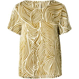 Soyaconcept Blouse 'SIGNORA 1'  olijfgroen / wit