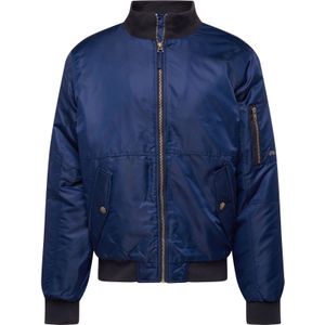 BLEND Tussenjas  donkerblauw / zwart