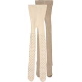Minymo Panty's - 2-pack - Gewoon Taupe - Minymo - 104/110 - Panty's