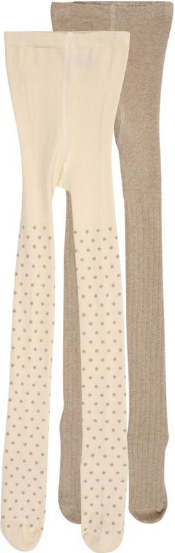 Minymo Panty's - 2-pack - Gewoon Taupe - Minymo - 104/110 - Panty's