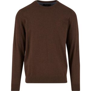 INDICODE JEANS Trui 'Wildman'  donkerbruin