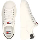 Tommy Jeans - En0en02567 - Lage Damesschoenen - Ecru - 90% Leer, 10% Polyurethaan
