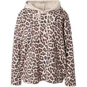 Zwillingsherz - Hoodie - Beige - Dierenpatroon - 3/4-mouw - Met Capuchon