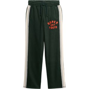 Superdry Sportbroek 'Vintage Athletic'  grijs / spar / oranje / wit