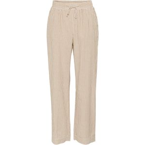 SAINT TROPEZ Broek 'Kira'  nude / wit