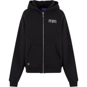 Pequs Sweatvest  zwart / wit