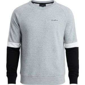 Ombre Sweatshirt 'OM-SSNZ-22FW-003'  grijs / zwart / wit