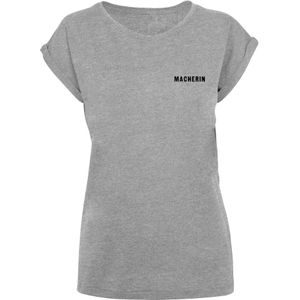 F4NT4STIC Shirt 'Macherin'  grijs / zwart