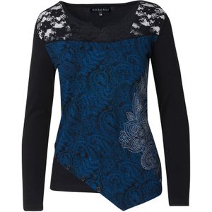 KOROSHI Shirt  navy / gemengde kleuren