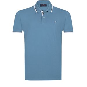 Jacey Quinn Shirt  blauw denim / wit