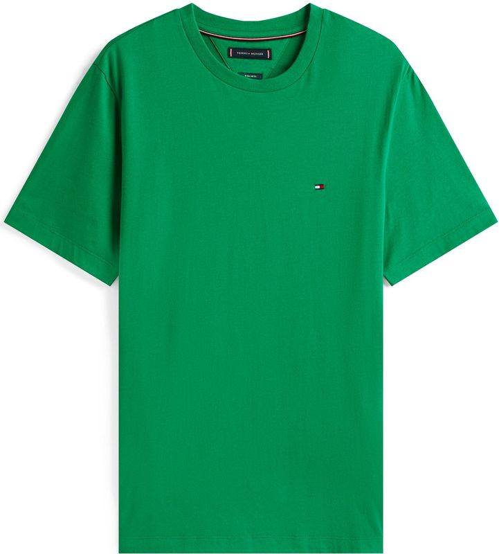 TOMMY HILFIGER - ESS SEASONAL - T-shirt - Donkergroen