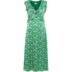 Sável Jurk 'THERISE'  safraan / mintgroen / jade groen / pastelgroen