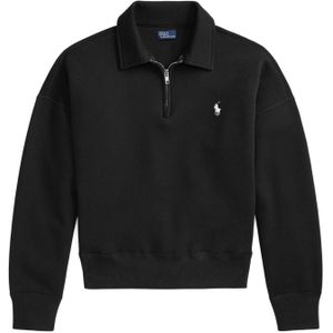 Polo Ralph Lauren - Sweatshirt - Zwart - Effen - Lange Mouw
