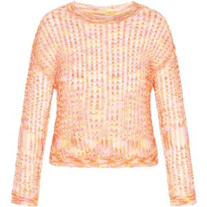 IZIA Trui  geel / oranje / rosa