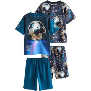 Next Nachtkledij  marine / royal blue/koningsblauw / donkerblauw / offwhite