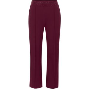 Rich & Royal Pantalon  bordeaux / zwart